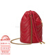 Gucci GG Marmont Logo Logo Sprle Sprle Trawstring Le cuir Back Backt Body Bodage Sac Femmes Basic Package (Sac + Sac à poussière)