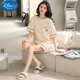 Disney Pajamas para mujeres en algodón de algodón de verano pantalones cortos de manga corta el verano delgado y dulce se puede usar fuera de la ropa para el hogar YX-7504 9859 M [recomendado 80-jin [Jin iguala 0.5 kg] desgaste]