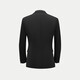 Heilan House (HLA)/Heilan House slim-fitting imitation wool suit 25 autumn new flat lapel elastic elastic waist suit suit for men black 55 (suit + pants) L 175/92A recommended 126~140Jin Jin equals 0.5 kg