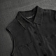 Meiyang Venetian Jumpsuit Lanjing Tianshi Sand Wash Loose Suit [Small 70] Black (édition étendue) M