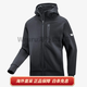 蝴蝶（Butterfly）乒乓球运动服外套运动服上衣纯色连帽拉链男女通用 灰色 S S