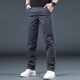 Playboy High-End Business Casual Pants Men's Autumn and Winter Slim Straight 2025 New Velvet Thickened Versatile Stretch Men's Pants W138# Gray Regular 31 Waist 2 feet 4 Recommended 120~130 Jin Jin equals 0.5 kg Wear