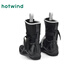 Zapatos de mujer Hot Wind Nicho Botas Occidentales 2025 Invierno Nuevo moda Boxing Boxing Boots Maillard Lace-Up Boots Short 01 Negro 36