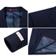 Montagut Genuine Montagut/Montagut 2024 Spring New Business Casual Suit Solid Color Wool Men's Jacket Navy Blue 2XL 185/100A 54