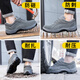 Gioio Japon Chaussures de protection de la main-d'œuvre de qualité importées pour hommes et femmes Anti-schash et anti-puncture Solid Bottom Fottom Light Fottom Bottom Debot-Slip Using-Rowhide Cuir 1105 Four saison Solid Bottom Anti-Smashing and Anti-Puncture 36