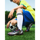 Nuevos zapatos de fútbol de fútbol para niños de Velcro Spring Spring Botón para niños y estudiantes Caquetas de entrenamiento de Competition Training Training para niñas 6199 Black and Blue Thredded Ups [Compre un par de cinco] 29