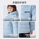Snow Fly Fly Children's Down Chaqueta delgada y aislada 2025 Nuevo estilo de hombre y niñas Fall and Winter Top Black 170