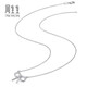 Chow Sang Sang Bow Platinum Necklace Pt950 Pendant with Chain 78013N Price 43cm - 4.5g (including labor cost 580 yuan)