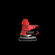 Chuangyi Wall Grinder Dust-free Putty Wall Grinder Self-priming Wall Polishing Machine Electric Ultralight Sandpaper Machine American 11980AW Long Handle Double Light with 5 Sandpaper +