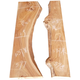Yonghuan old elm solid wood one-line partition board log wood board special shape natural side river table wooden board whole board log color 4877+4878 postage on payment