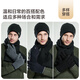 JIUMU warm gloves for men in autumn and winter, windproof, coldproof, antifreeze and velvet riding and driving electric motorcycle and bicycle touch screen gloves