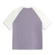 Li-Ning-Kurzärärmel-Frauen 2025 Sommer neuer Stil Verbotene Stadt Joint-Marken-Brand-Blume Slim Round Neck T-Shirt Top AHSV694 -2 Hell Black Purple/Milk White XL