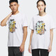 阿迪达斯（adidas）官方短袖男装女装新款健身跑步透气运动服情侣款舒适休闲圆领t恤 IP3884 S