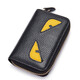 Pers Denton Herrenkartenbeutel Multi-Card-Orgelkarten-Clip-Gutschein-Brieftasche Schwarz und Gelb