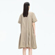 Jnby/Jiangnan Buyi 25 Vestido nuevo de verano con mangas cortas Cuello redondo suelto elegante y flexible 5P4G13790 285/Mikha S