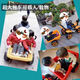 OTHER/Autre pelle électrique pour enfants pouvant accueillir une personne, grande pelle télécommandée, super grand jouet, grande taille automatique, deux personnes peuvent s'asseoir, Xinhong - grande pelle entièrement électrique + ceinture de sécurité, dessus avec télécommande double entraînement + double grande batterie 14000 mAh