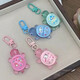 Keychain ins best friend schoolbag gift pendant car key ornament cute Sanrio print little turtle random color