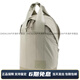 
North Face 20L solid color stylish zipper nylon backpack regular women's clay gray clay gray