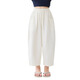 I.KARNOW Girls Cropped Pants Summer White Pants 2025 New Children's Pants Summer Thin Girls Mosquito-Repellent Wide Leg Pants Cool Two-Pack [15263 White + 15263 Lotus Powder] 150