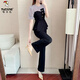 
Woodpecker 2025 new summer suit age-reducing chiffon splicing two-piece fashion celebrity temperament goddess style professional suit women fashion black top + pants two-piece set [short/sleeved] S S suggested 80-95Jin [Jin equals 0.5 kg]