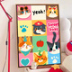 Karten gestapelt Katze Digitalöl Malerei DIY Handbemalte Füllung Färbung Heilung Öl Farbendekoration Hängende Acryl 20x30 cm Dicke Massivholz Innenrahmen LL14137 Acrylfarbe + professionelle Ölmalerei