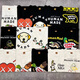 Lee Kids Japanese American Trendy Brand Human Dragon Year Limited Limited Men à manches courtes Couple d'été T-shirt Animal Top 3886 Black S
