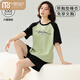 
Modal integrated pure cotton pajamas with chest pad for women summer shorts shorts Korean style sweet plus size summer home clothing set with chest pad for shorts - G1047 M women [recommended 80-100Jin [Jin equals 0.5 kg]]