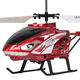 Yanxi [Drop-resistenter König] Ferngesteuerte Flugzeughubschrauber-Modellflugzeugflugzeug-Drohnenlegierung Ladekinderspielzeug Jungen Geschenk 2.5 Rot [Kunststoffversion] Standard-Set mit Ladungskabel + Fernbedienungsbatterie