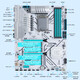Erying Motherboard / Z690 White Computer Desktop Matx Nouveau WiFi Assemblé CPU Motherboard DDR5 Z690-ARGB-WIFI-DDR5