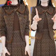 
Pier Cardin feel plaid two-piece doll collar 2025 spring and autumn new fashionable temperament and fashionable waist-hugging skirt suit for women 15930-Charine color suit 2XL [recommended 125-140Jin [Jin equals 0.5 kg]]