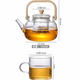 Thickened heat-resistant glass stove-cooking teapot, electric ceramic stove, special tea-making device, household lifting beam boiling water teapot set 1000ml ml lifting beam kettle
