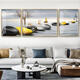 Yusen Yi Fulu Living Room Decoration Painting Simple Modern Sofa Background Wall Hanging Painting Atmospheric Mural Landscape Painting Wall Painting Hj-3883-Fulu Double Pack Installation Limited to 5070 Pack Installation Suitable for sofas above 4.3 meters on both sides of 70