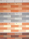 
Foshan exterior wall tiles ceramic tiles wall tiles whole brick three-color bricks paper tiles villa outdoor tiles 45145 rural household 14701 45*145