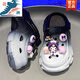 Гонгсинговая детская обувь девочки Slippers Summer 2025 Новые открытые анти-скользкие детские мягкие куботы для детской курози
