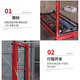 Electric scaffolding lifting platform folding mobile remote control indoor construction multi-functional decoration lifting freight elevator 5 meters 600kg