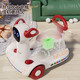 Children's electric drift car, baby toy car, can sit on one person, with remote control, baby four-wheel car, charging stroller, exclusive remote control version, mint green, 6V7 battery + remote control, dual drive + music light + push handle