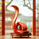 Han Zhen Tangxi (Honzontx) Bunte Kupfer Schlangen Ornamente Spirit Snakes Segens Büro Handwerk Zodiac Maskott