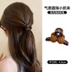Brown Pearl Clip Women's 2024 New Small Half Hair Clip Forehead Side Broken Hair Bangs Clip Hair Accessories Cross Brown + White + Champagne Beads - 3 pcs