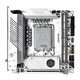 Jingyue B760i ITX motherboard dual M.2 2.5G network card RGB 1700 pins 12th generation 13th generation 14th generation i3 12100F/i5 12400F/12400/13400F/14400F Jingyue B760I Snow Dream motherboard single motherboard