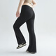 Chicnear large size yoga pants skirt real two piece with butt curtain fat girl fat mm Pilates fitness pants sweatpants black-regular under 165cm 2XL recommended 145-160Jin Jin is equal to 0.5 kg