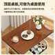 Zhenyan selected storage rack floor-standing movable cart snack rack storage rack living room multi-layer shelf kitchen storage rack small shelf 15MM countertop reinforced model three-layer milk tea color comes with stickers