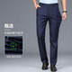 Nanjiren pants summer thin 2025 new straight loose men's pants business suit pants summer 722-black thin 29 (160)