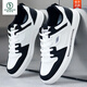Woodpecker 2025 summer new shoes for men's white shoes Korean style shoes versatile anti-odor casual men's shoes sports breathable board shoes Songke-9910 white flagship model 40