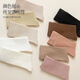 MUJI COM无印良品同款袜子女棉纱线无骨月子袜夏季薄款搭配小皮鞋堆堆袜白 【装加长筒】3892 白色5 5双 均码 【34-40】【长绒棉抗起球，