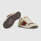 Chaussures féminines Gucci, abeilles de vache féminine, chaussures blanches brodées, sports et chaussures décontractées, chaussures sales, 677423 HVKI0 9765 Style féminin 35