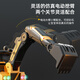 Feige children's electric vehicle excavator can sit and dig soil for people 1-3-6-8 years old boys and babies remote control toy car gifts, dual drive, remote control, electric arm, push handle, music lighting