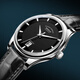
Boman official website German certified brand watch men's mechanical watch fully automatic men's watch calendar luminous waterproof men's watch [SF] 3882 silver shell black surface - silver steel belt 39mm