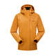 TOREAD 3-in-1 Shock Clothes Men and Women 25 New Outdoor Sports Windproof Warm Waterproof Water-Pervious Wet Hiking Climbing Jacket Spruce Orange Women S