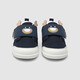 YEEHOO shopping mall same style children's shoes soft sole baby toddler shoes non-slip boys and girls casual cloth shoes dark blue size 22 recommended foot length 12.5-13.5cm