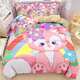 Disney (Disney) Neues hochwertiges Kinderbett vierteilige hautfreundliche und weiche Vier-Jahreszeiten-Drei-teilige Set für Schüler 3884V Bettblatt Single-Quilt-Abdeckung (180*220 cm)